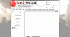 Desktop Screenshot of ferremusique.com